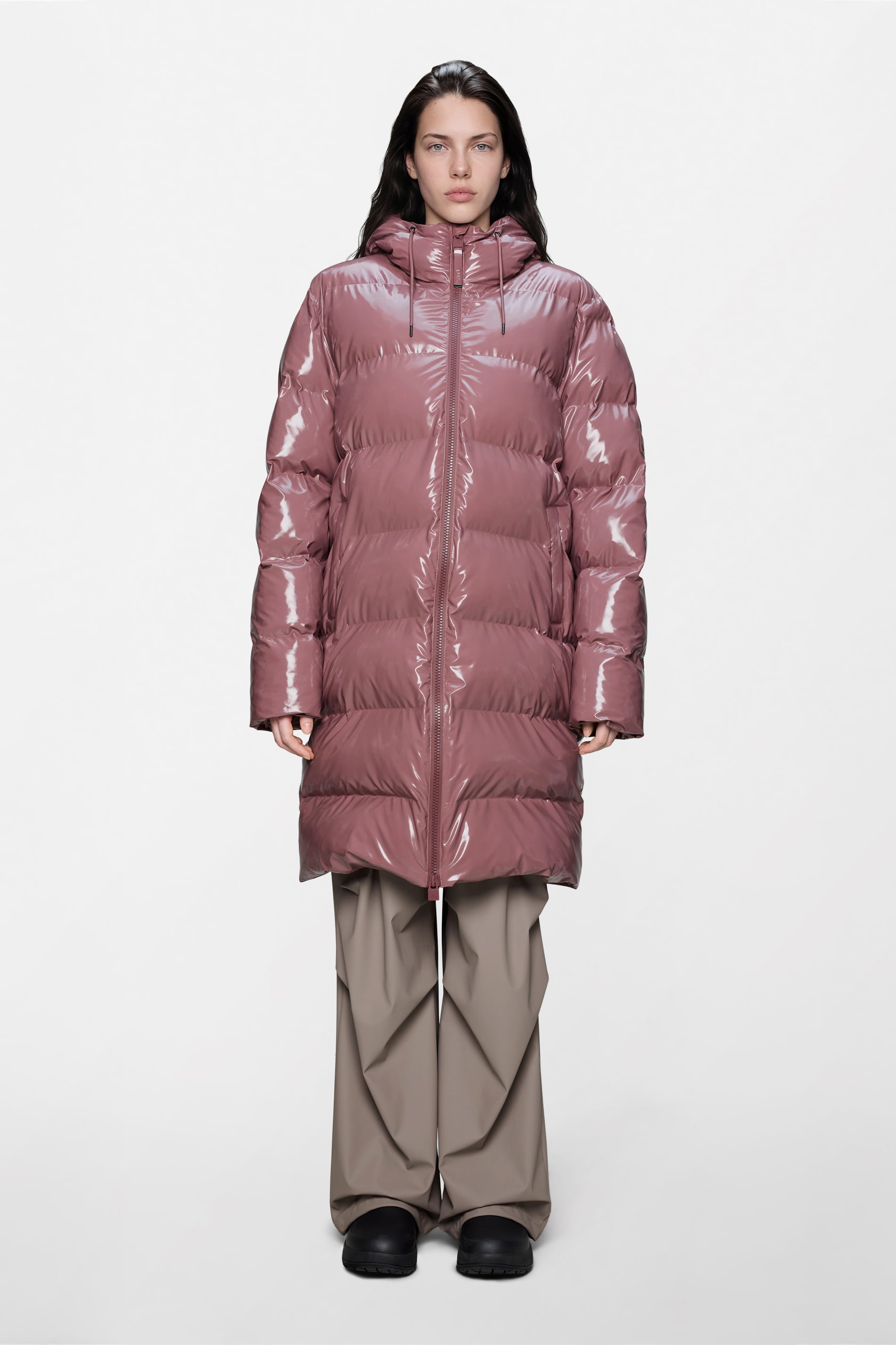 RAINS Alta Longer Puffer Jacket Tempt Jacket