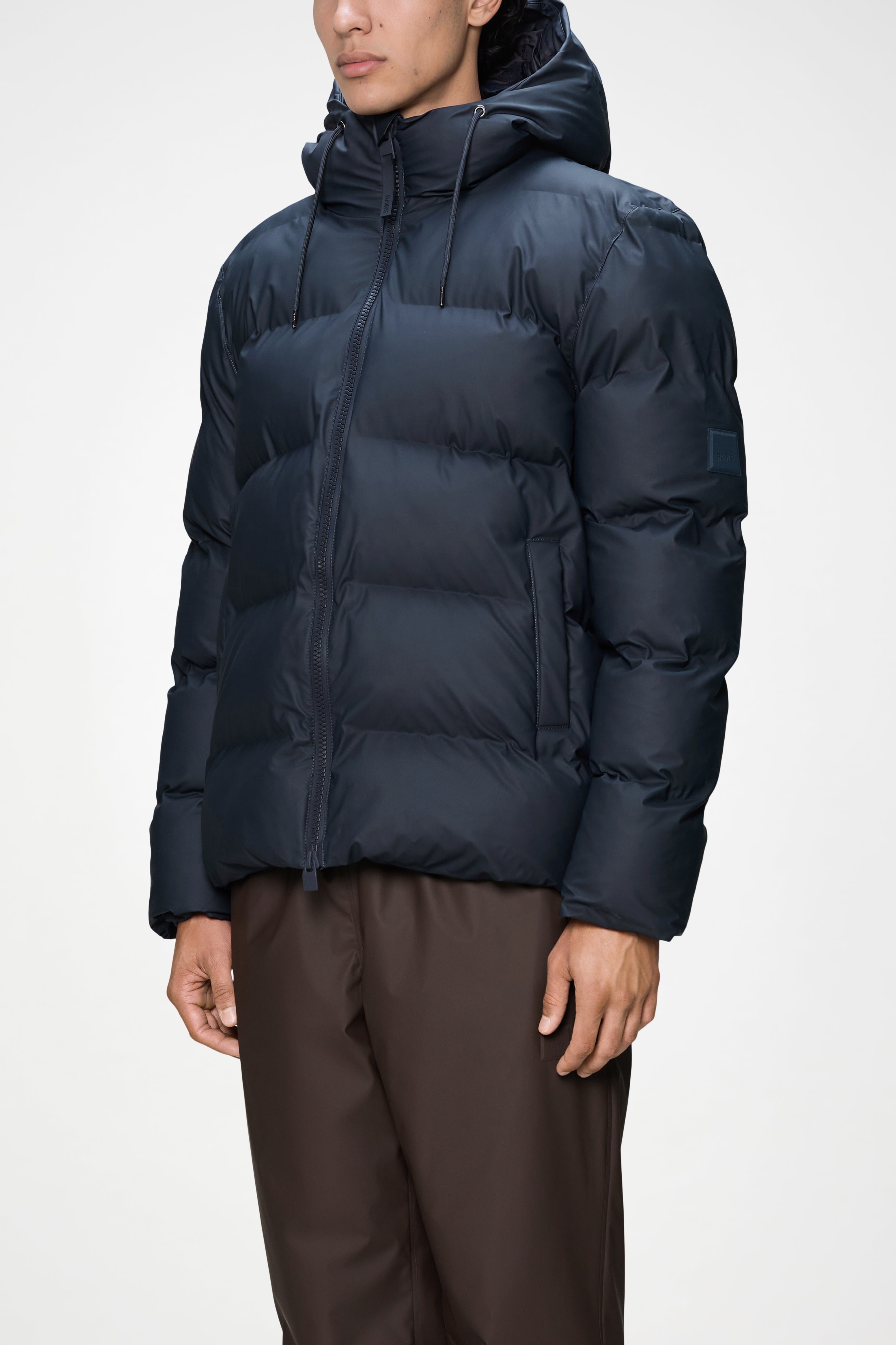 RAINS Alta Puffer Jacket Navy Jacket