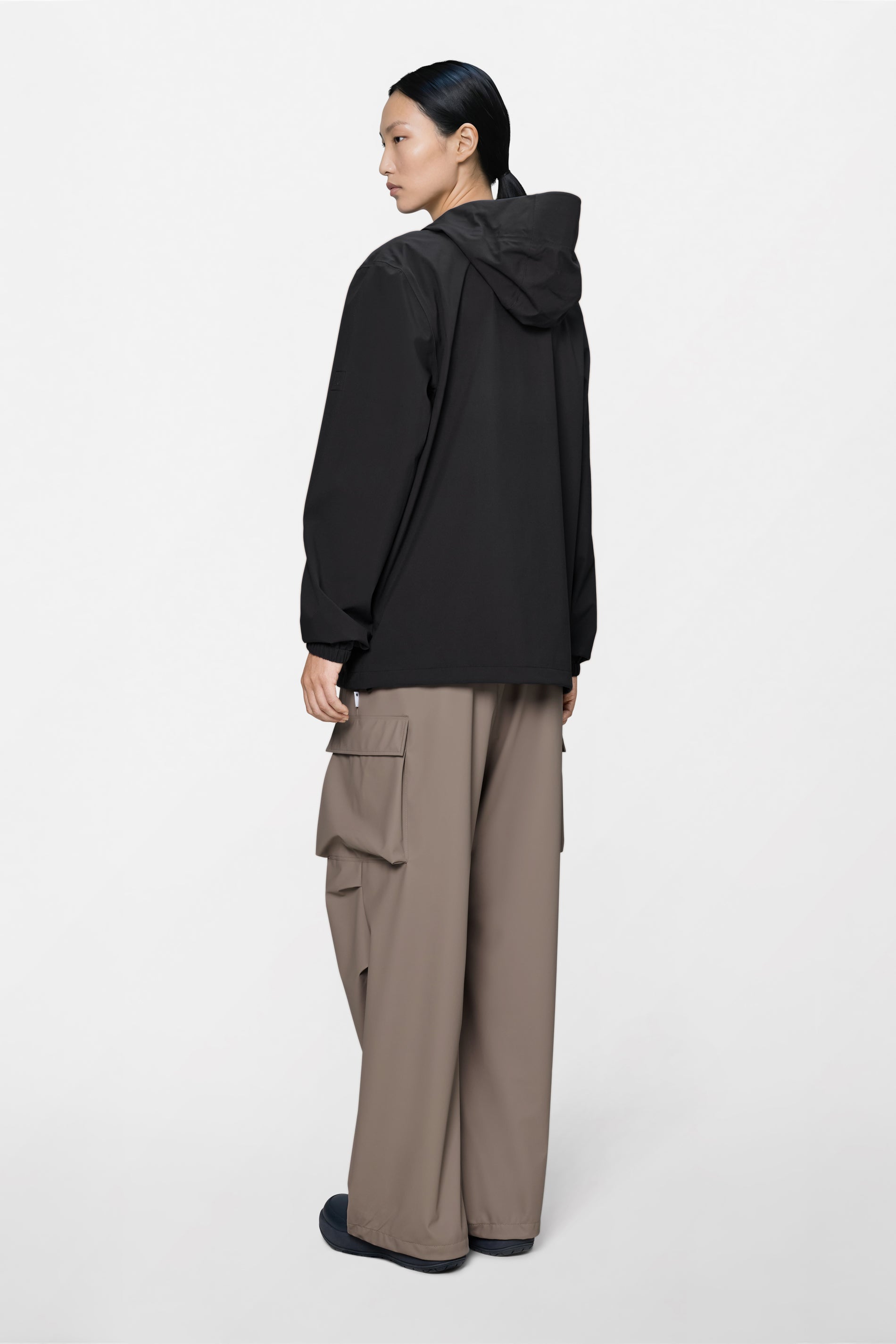 RAINS Suva Hardshell Jacket Black Jacket