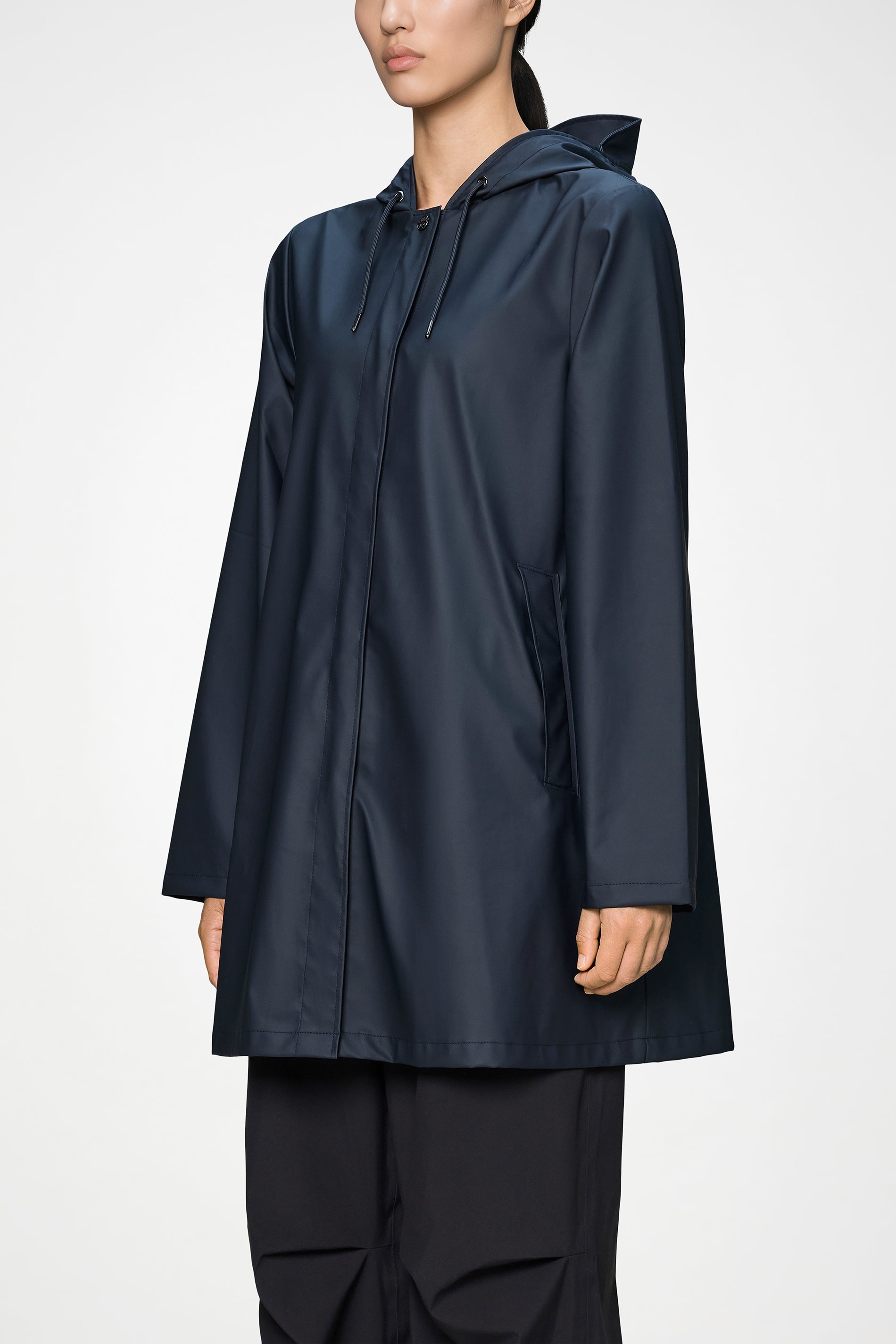RAINS A-Line W Jacket Navy Jacket