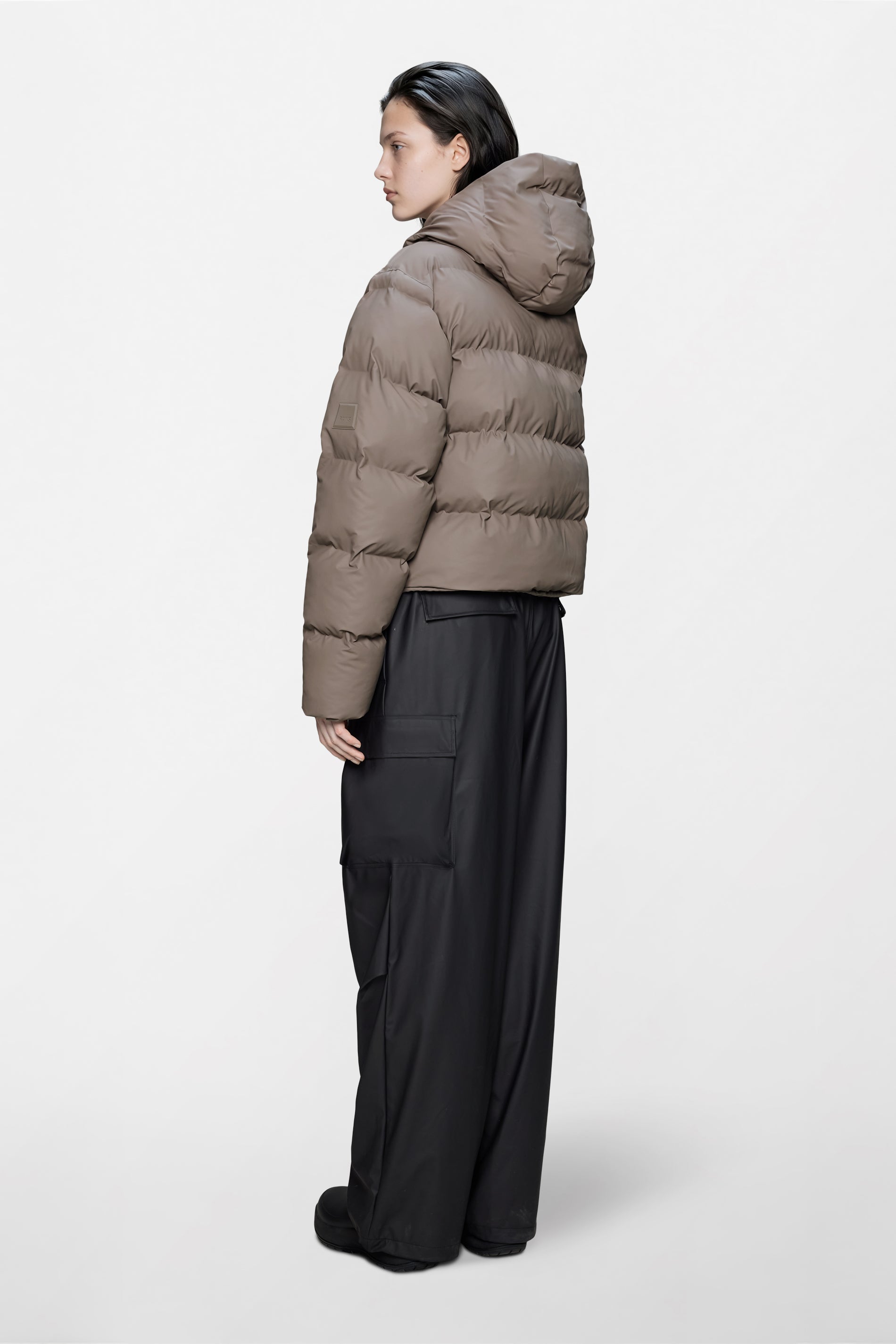 RAINS Alta Short Puffer Jacket Cinder Jacket