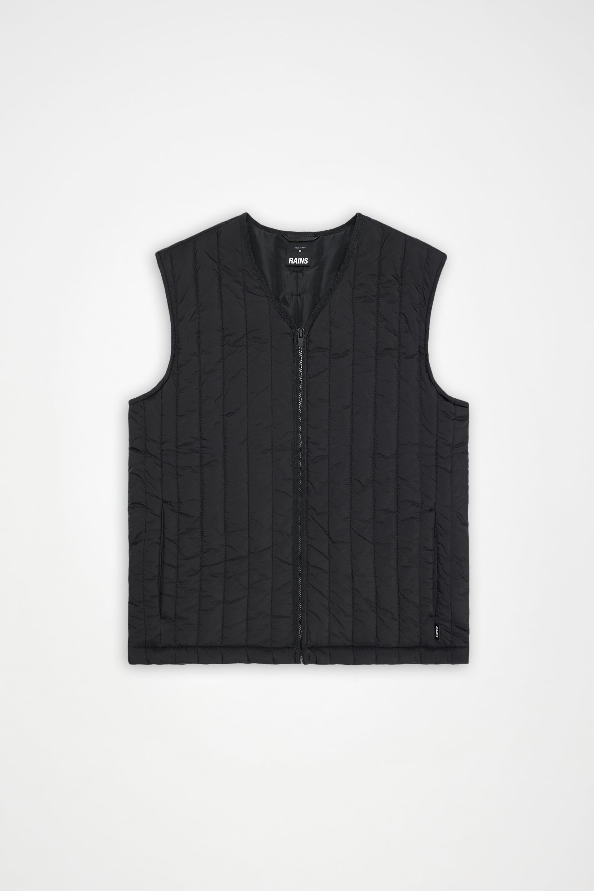 RAINS Banja Liner Vest Black Short Sleeve