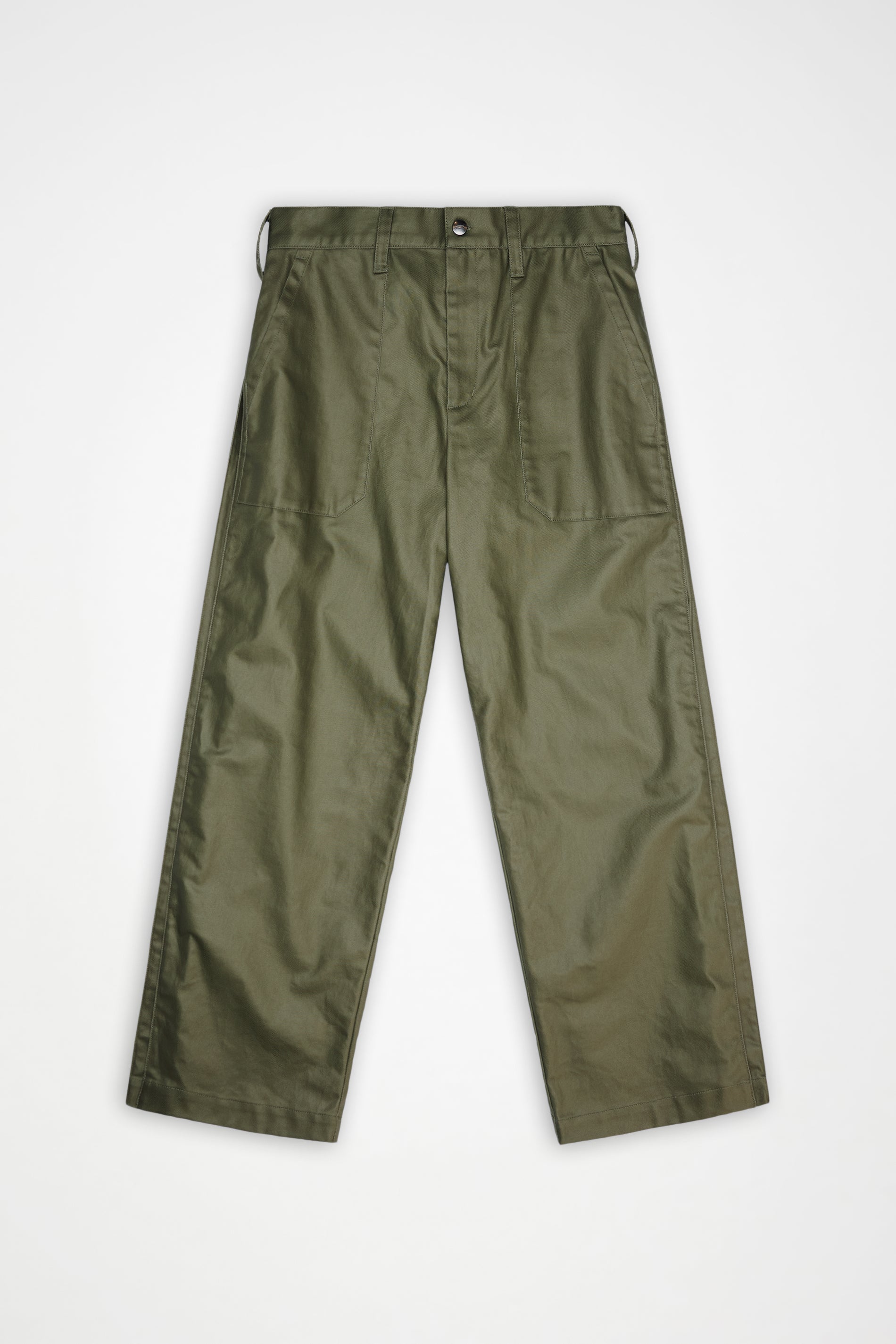 RAINS Heavy Woven Pants Straight Moss Pants