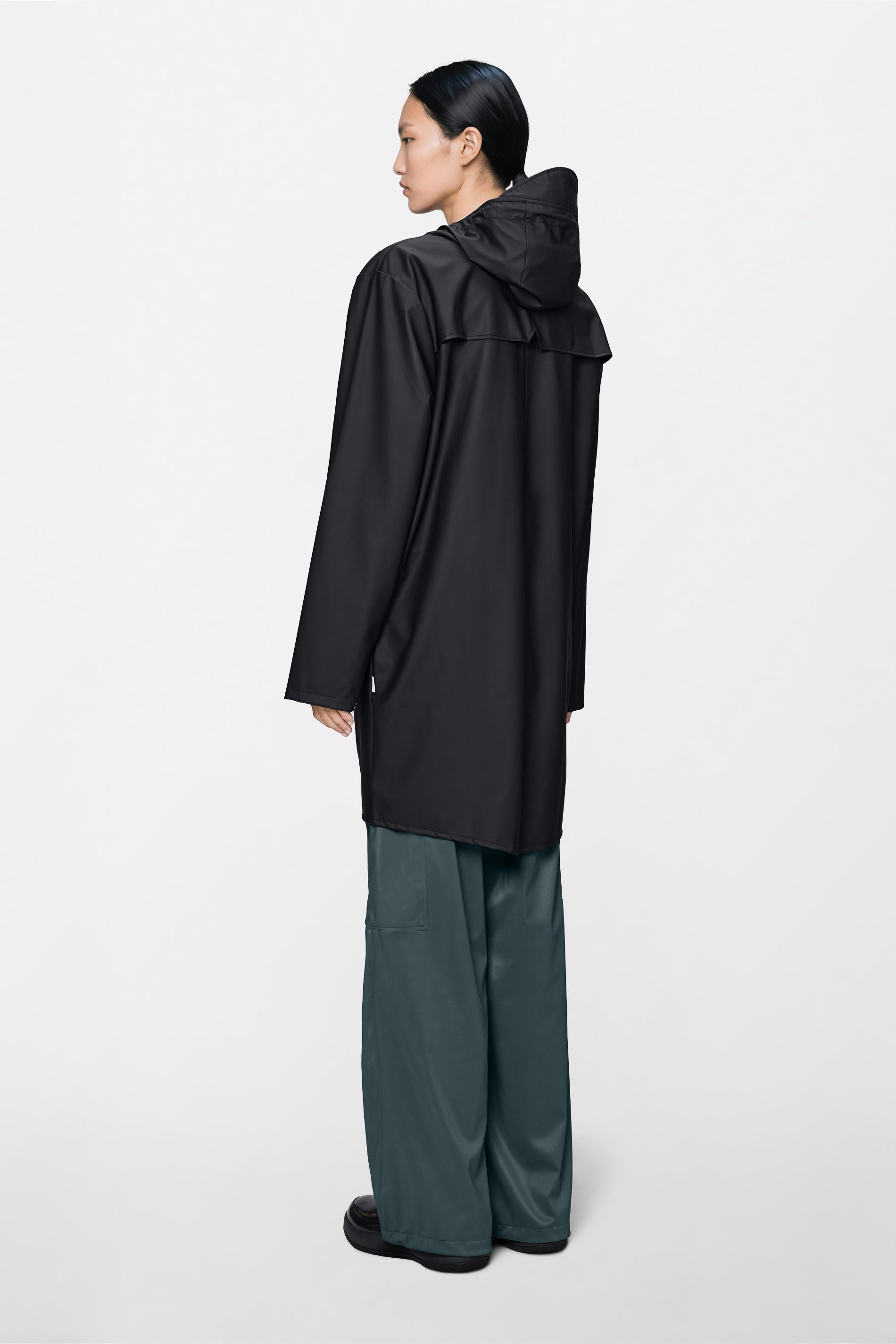 RAINS Long Jacket Black Jacket