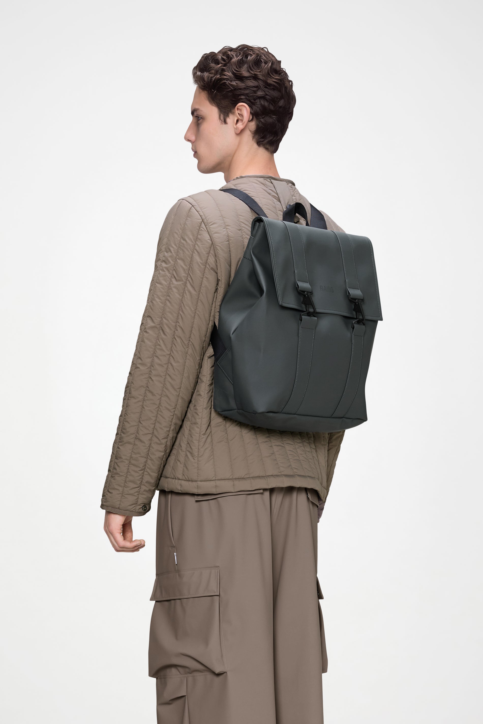 RAINS MSN Bag Dark Grey 21L H40 x D15 x W35 cm Backpack