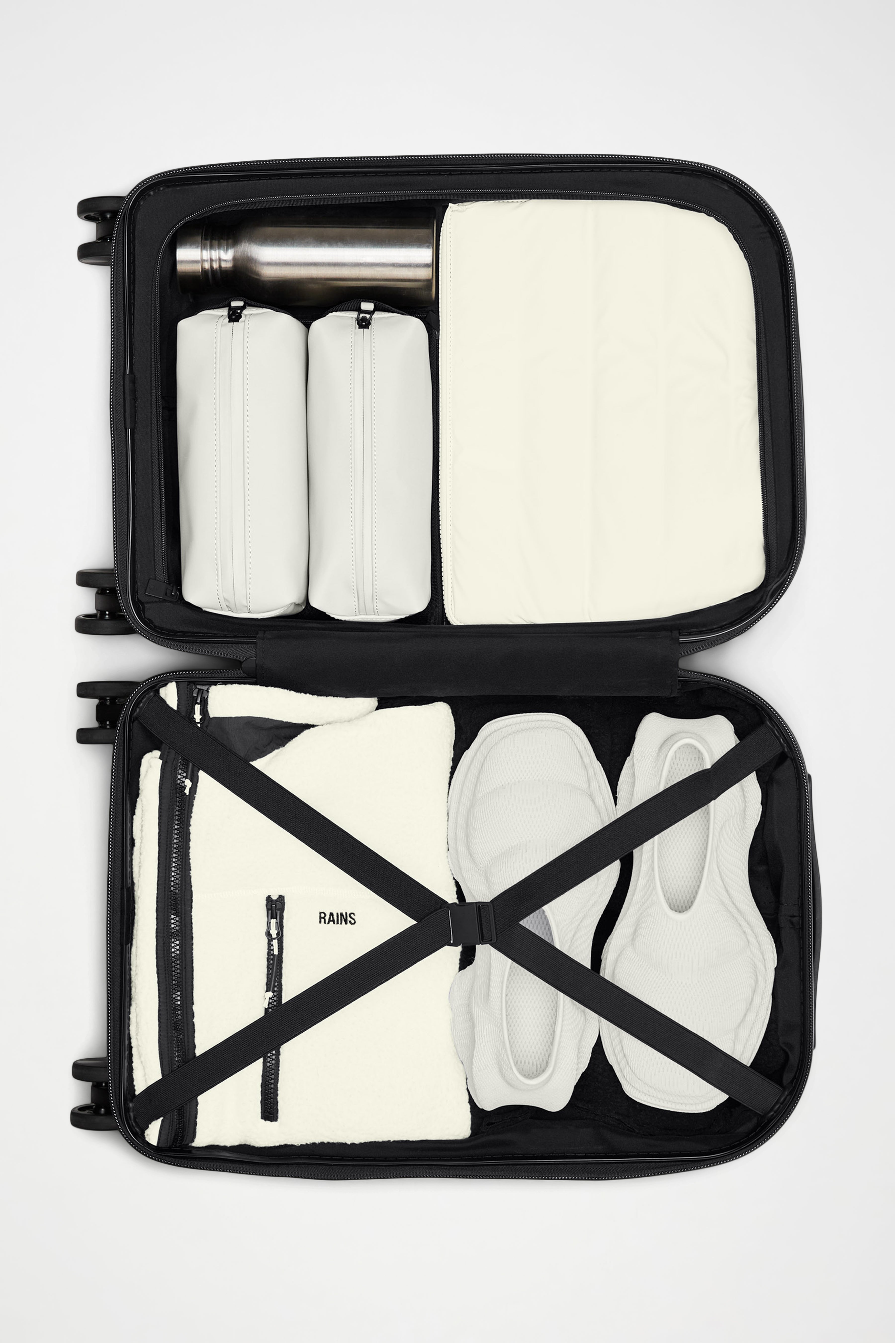 RAINS Texel Cabin Trolley Black 37L H55 x D25 x W33 cm Cabin
