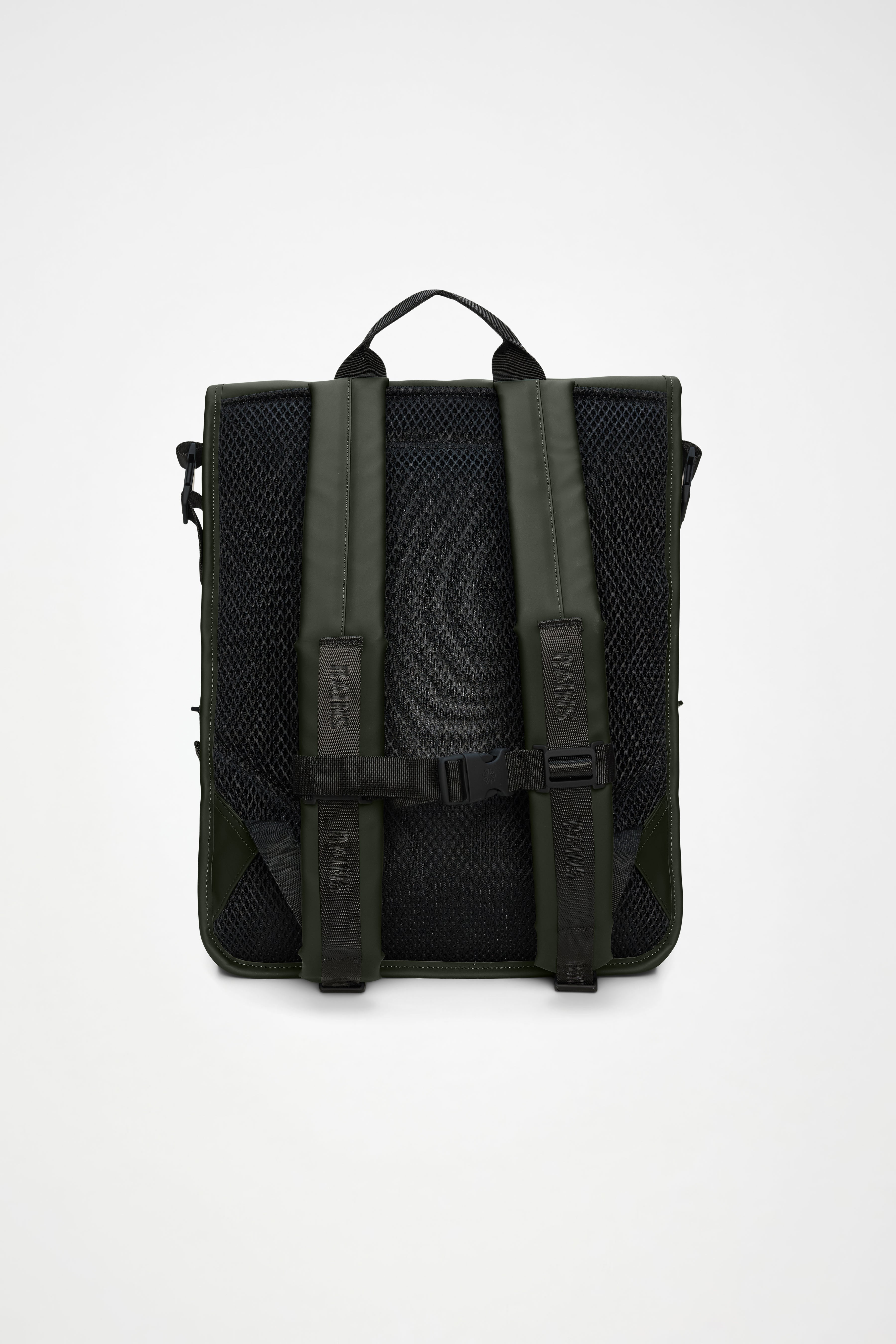 RAINS Trail Mountaineer Rolltop Green 29L H56 x D13 x W32 cm Backpack